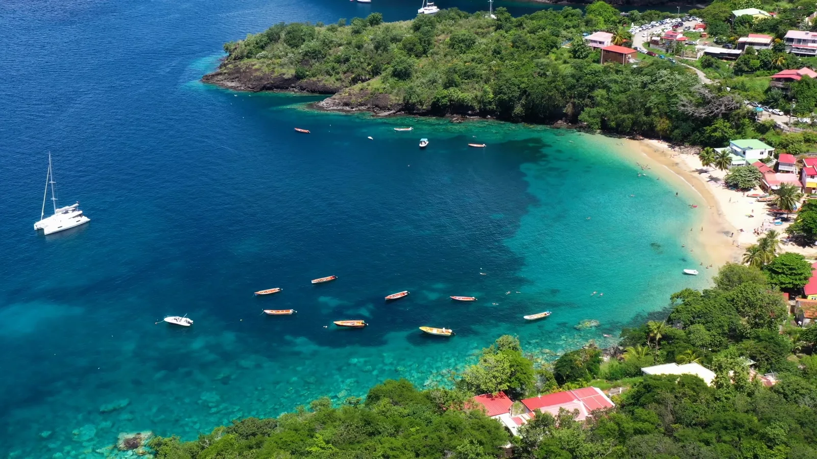 Anse Dufour bay, Martinique — the kind of place Moms Alike Travel sends families